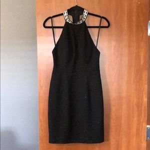 Black sparkly cocktail dress